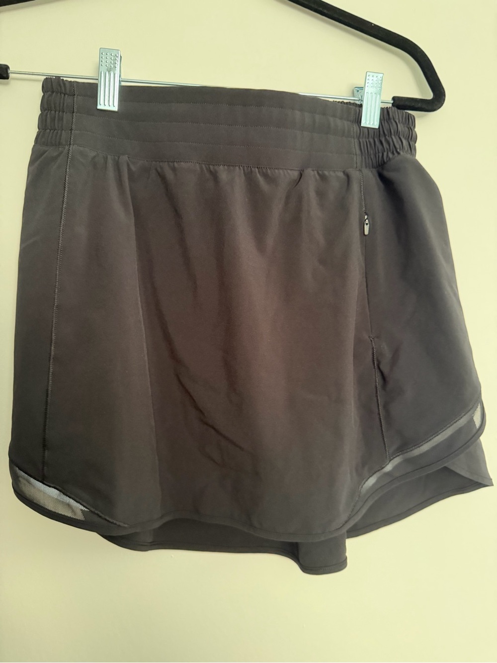 lululemon athletica Black Performance Skort with Elastic Waist